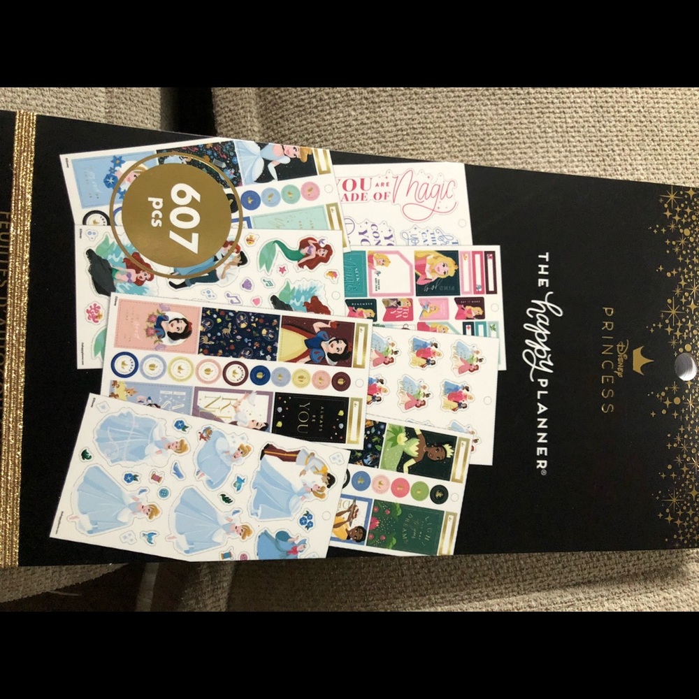 Happy Planner Disney ©Princess Stickers value pak